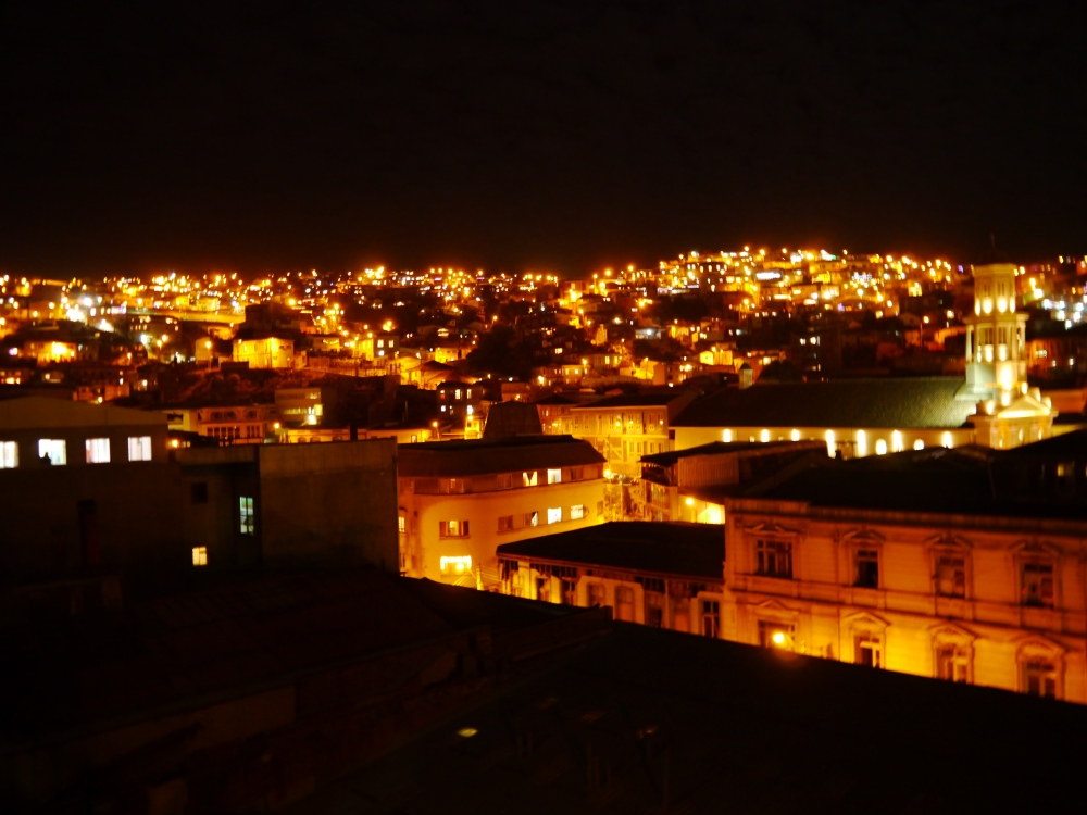 Valparaiso bei Nacht