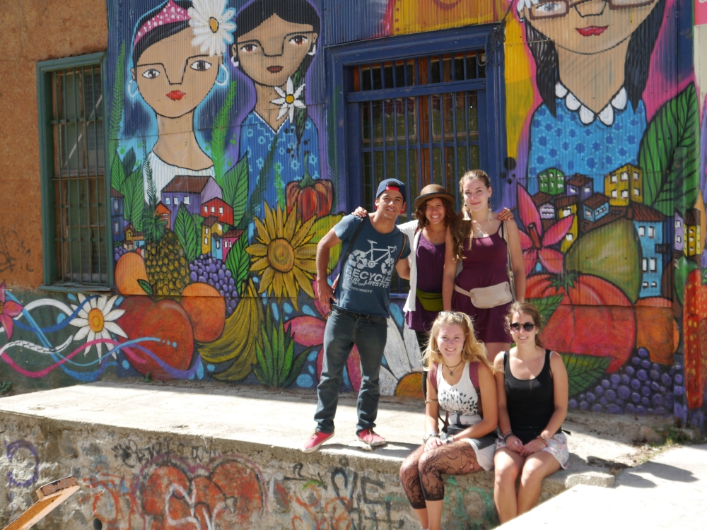 In keiner anderen Stadt in Chile gibt es so viel Streetart wie in Valparaiso