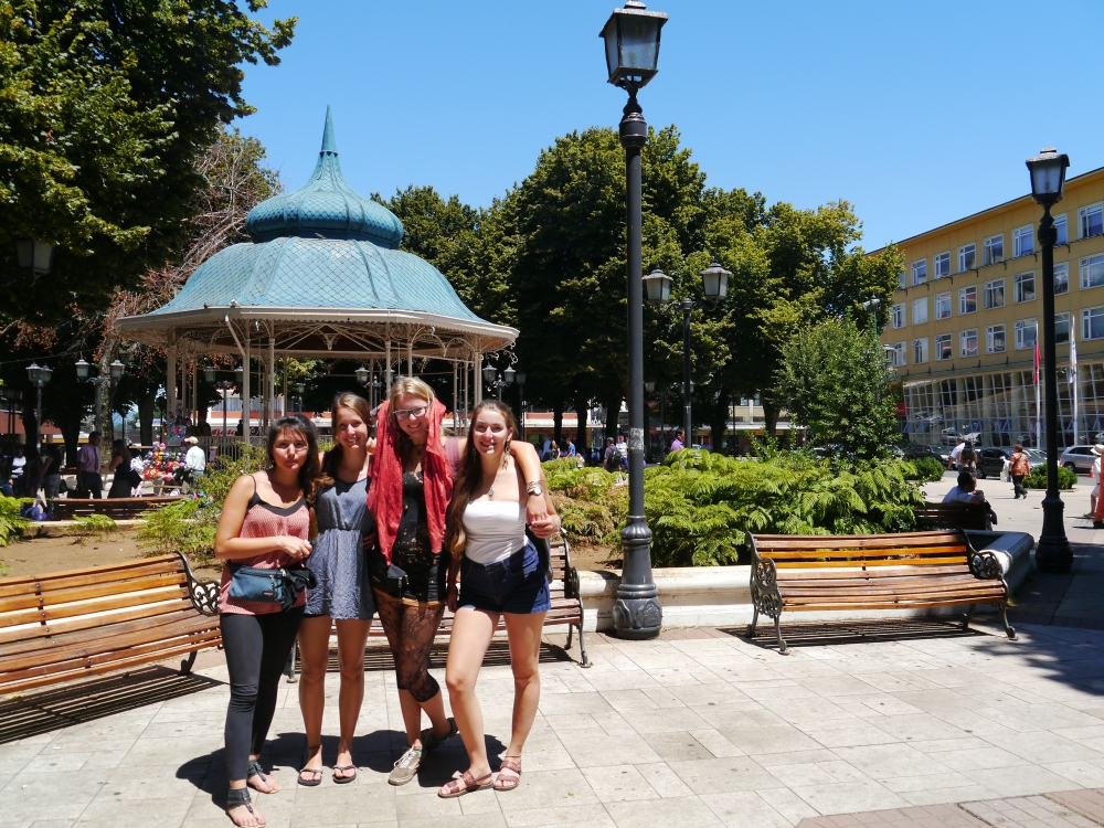 Valdivia am Plaza de Armas