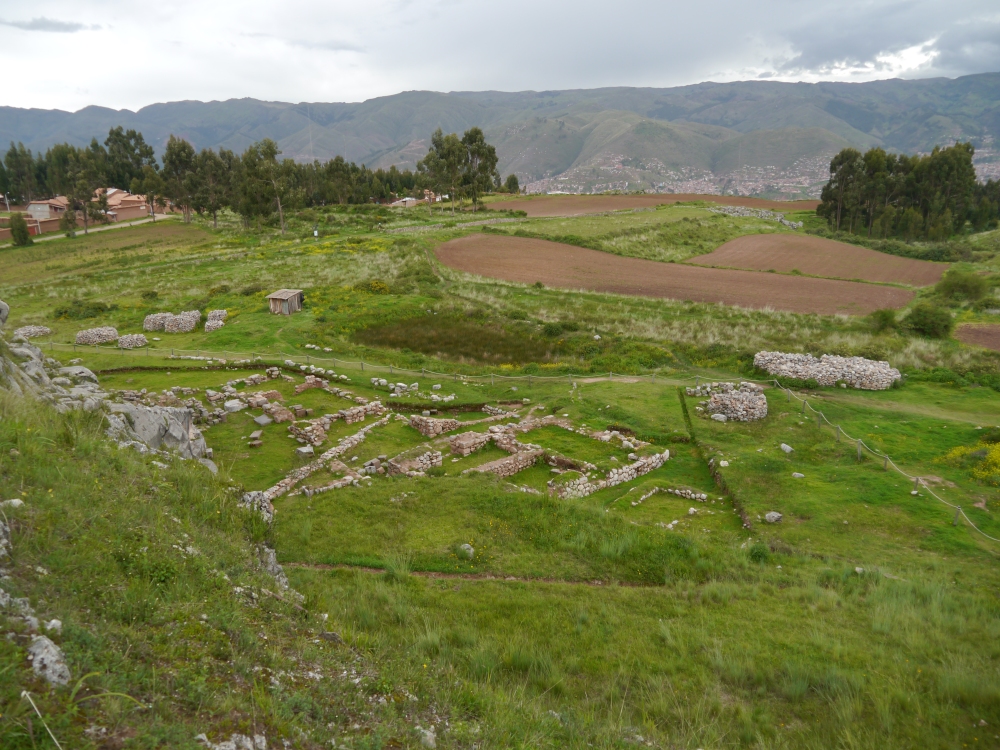 eine religiöse Incastätte am Rand von Cuzco